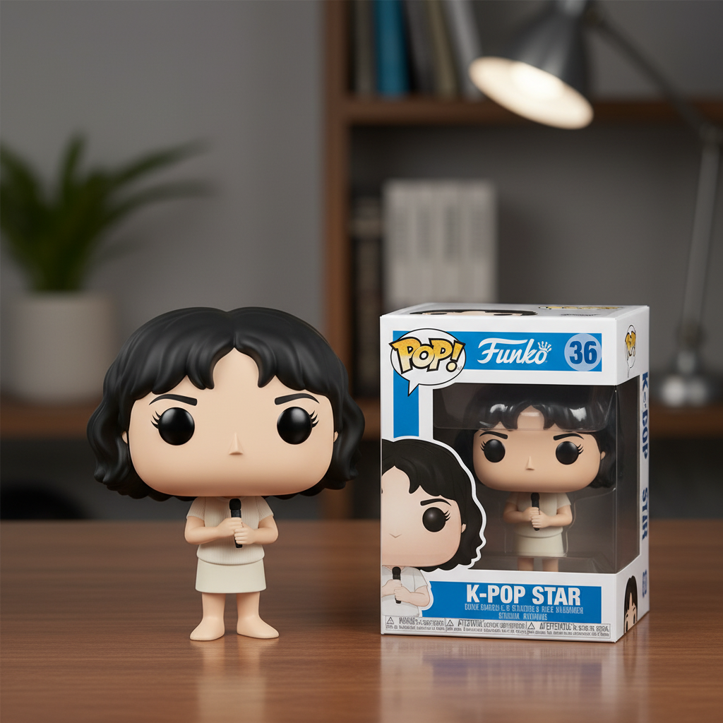 Funko Pop vinyl figurine generated from a portrait