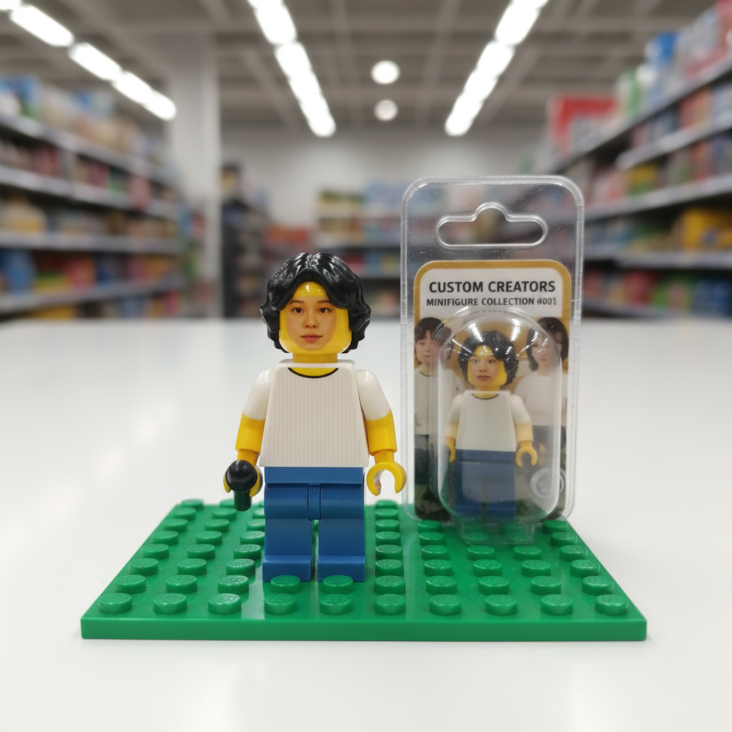 LEGO minifigure generated from a portrait